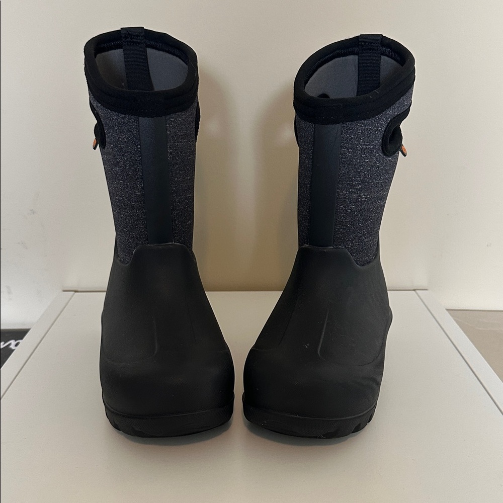 Bogs Toddler Waterproof Neo Classic 3 Season Winter Boots Gray Black Size 11